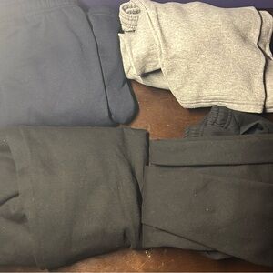 [PACK OF 4] Men's Black/Grey/Navy Sweatpants Set